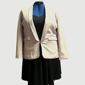 Plus Size Urban Coco Beige Lined Blazer-Size XXL NWT